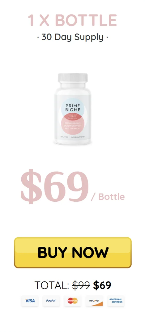 PrimeBiome Buy 1 Bottle